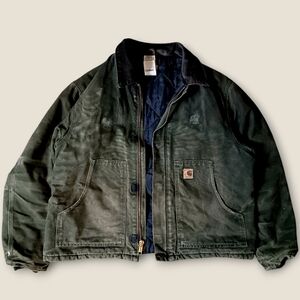 Vintage Moss Green Y2k Carhartt Detroit Style - XL - J22 MOS